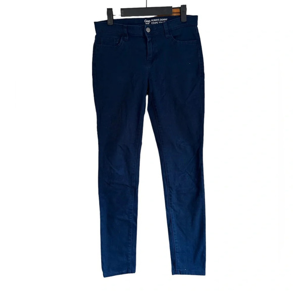 GAP Pants - GAP ALWAYS SKINNY WOMENS BLUE CHINO PANTS
